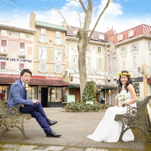 絵本の世界観の中で記念の写真が撮れました！